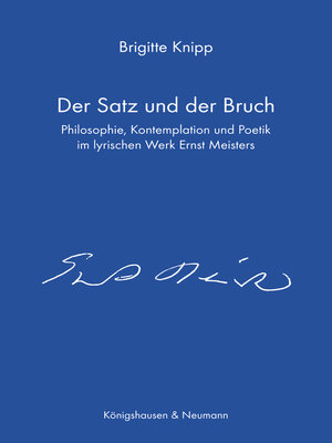 cover image of Der Satz und der Bruch